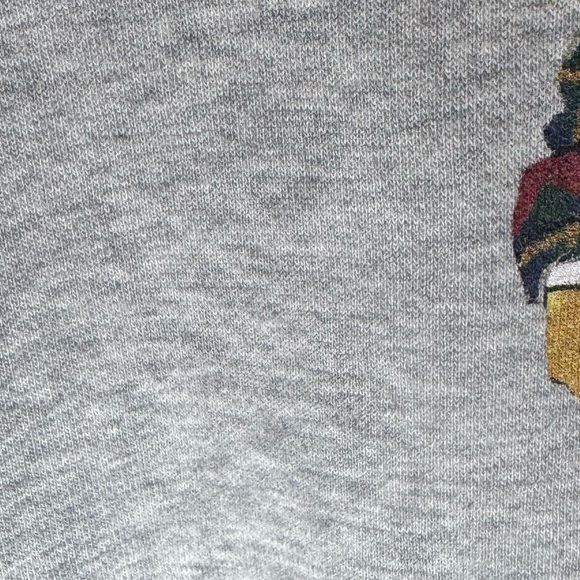 Polo Ralph Lauren Polo Bear Crewneck Sweatshirt Gray Fleece Men’s L - Picture 6 of 7